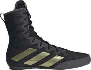 Adidas Box Hog 4 'Black Gold Metallic' Sneakers, Black