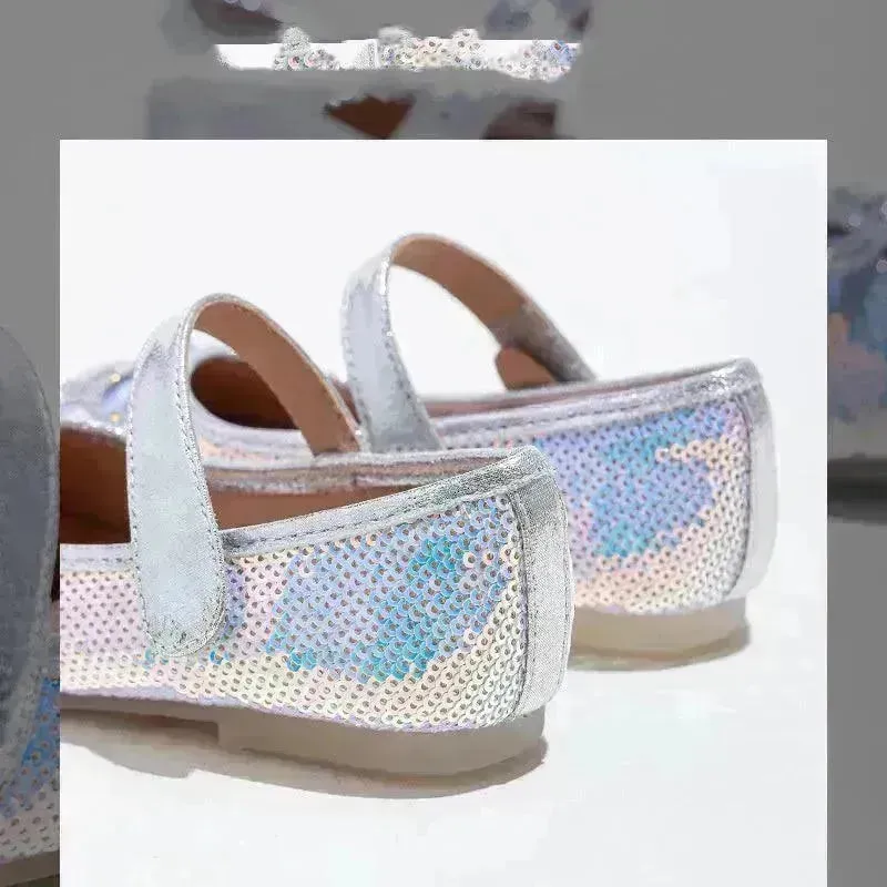 Big Kids Sequined Princess Shoes With Soft Sole