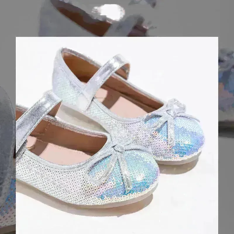 Big Kids Sequined Princess Shoes With Soft Sole