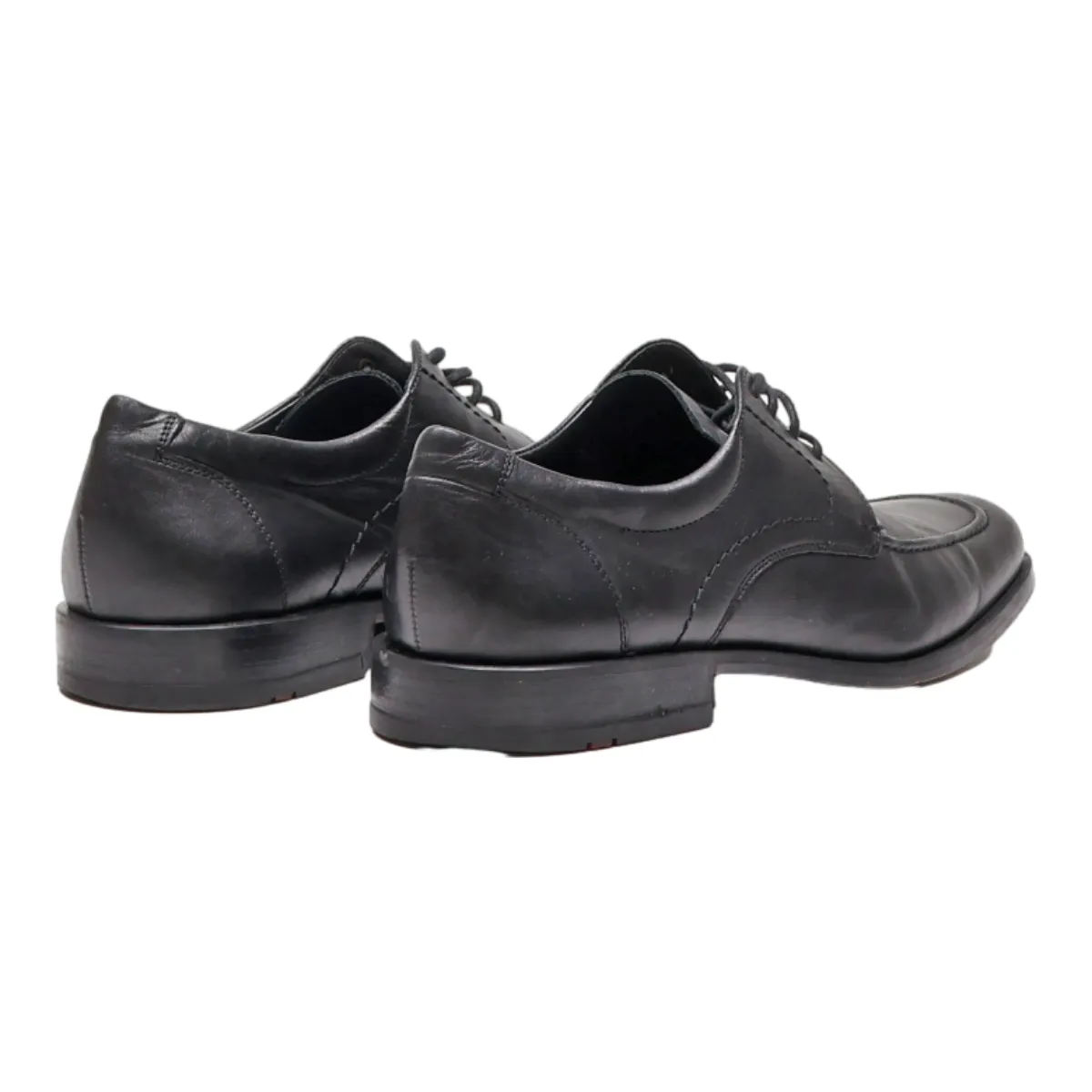 HENRI LLOYD Oxford Shoes Black Leather Mens UK 7.5