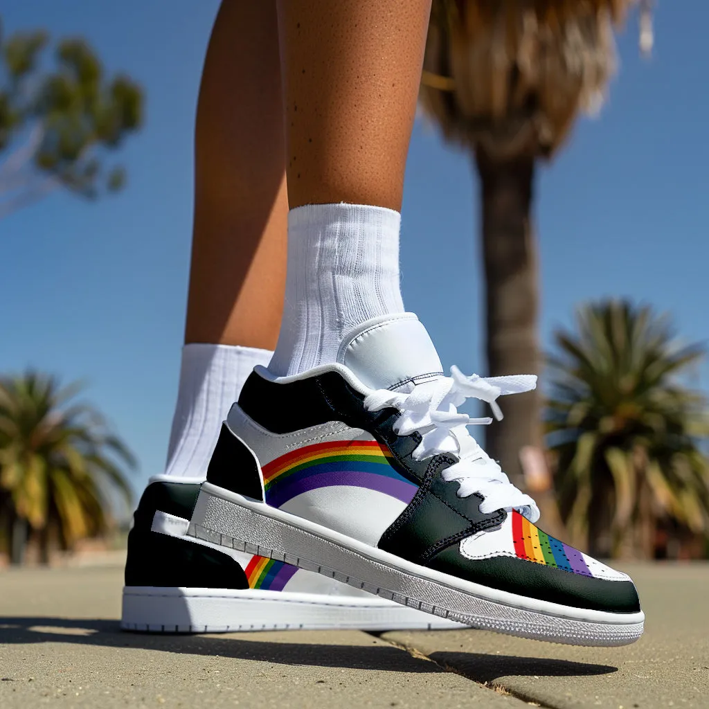 Rainbow LGBT Pride Low Top Unisex Sneakers