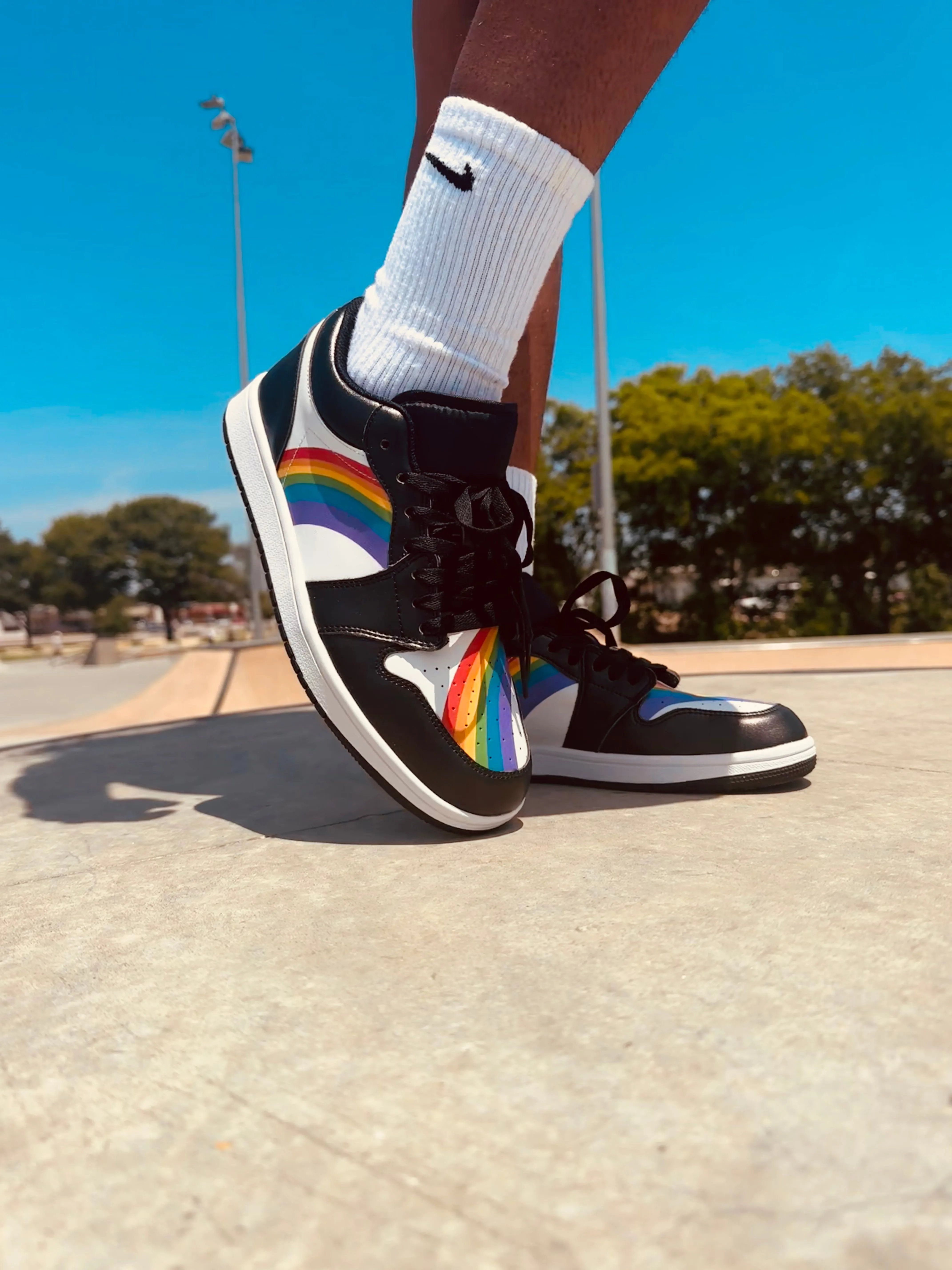 Rainbow LGBT Pride Low Top Unisex Sneakers