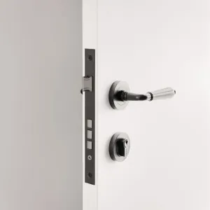 Zanda Oxford Entrance Set 70mm Key/Key Graphite Nickel